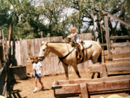 children on horse